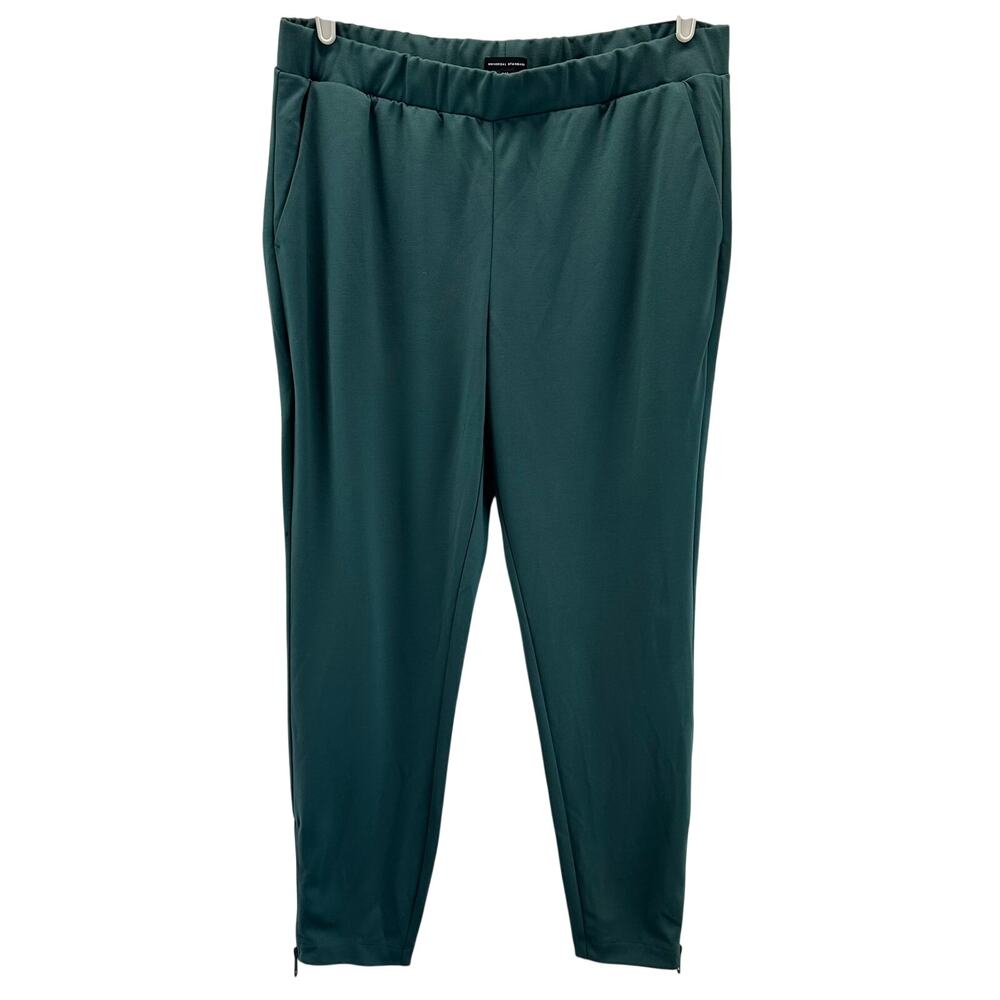 Universal Standard Teal Green Slim Jogger Pants